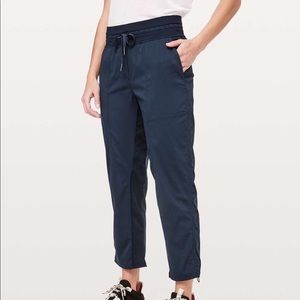 Lululemon Navy Dance Studio Crop 25"